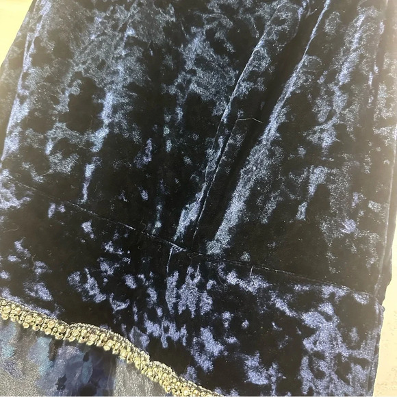 NWT Ignite Evenings 16 Formal Navy Embellished Gown - Picture 7 of 10